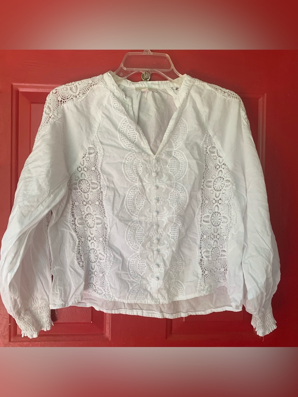 Jennifer & Grace Lace Cotton Top